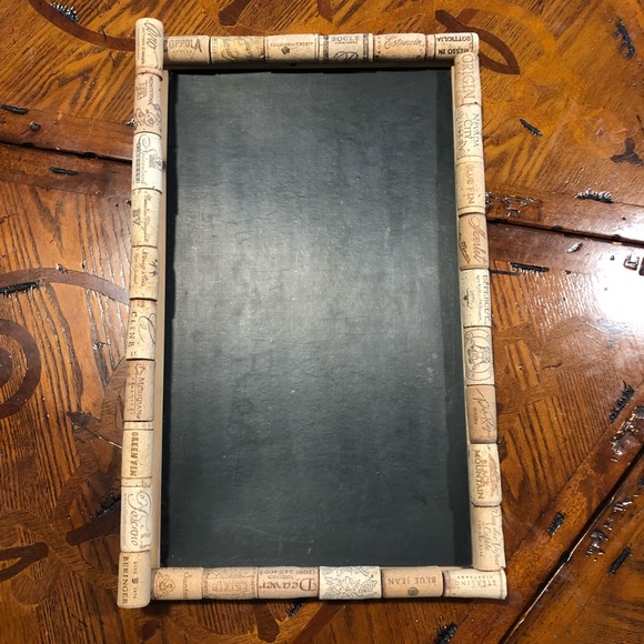 Wine Cork Framed Message Board - Picture 2 of 8